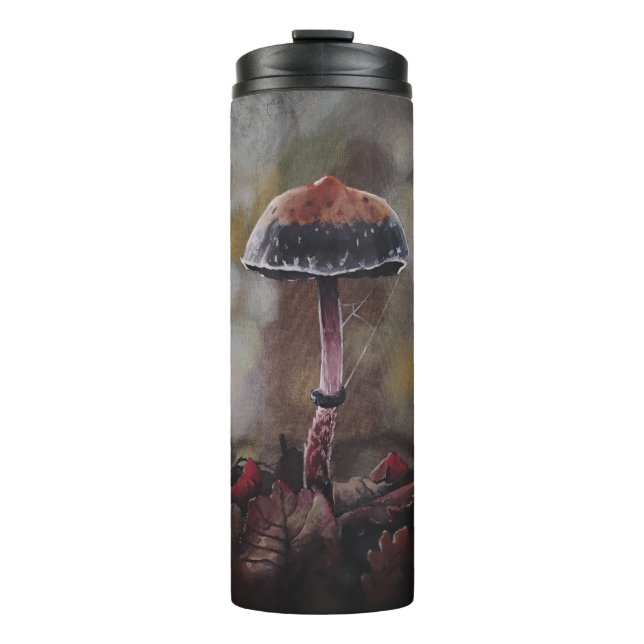 The Wounded Mushroom Mini Thermal Tumbler (Front)