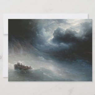 The Wrath of the Seas (by Ivan Aivazovsky) Card