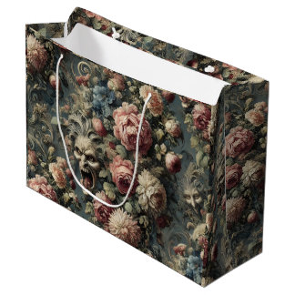 🌿 The Wretching Wreath – Gothic Victorian Large Gift Bag