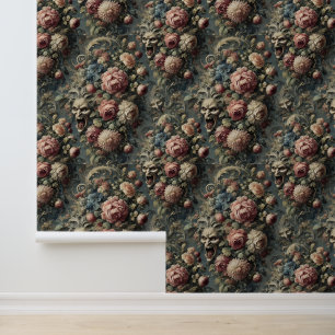 🌿 The Wretching Wreath – Gothic Victorian Wallpaper
