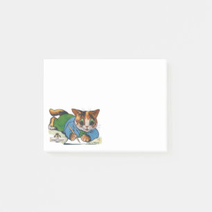 The Writer's Mascot Cat, Louis Wain Post-it Notes