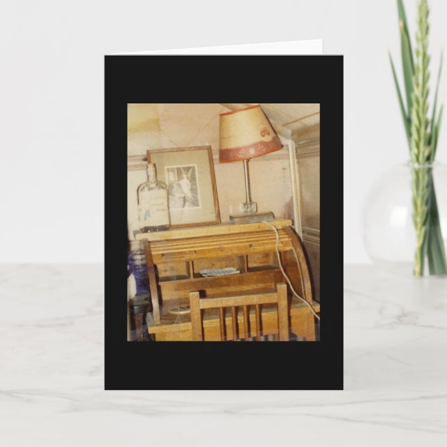 The Writer's Roll Top Desk Card (Front)