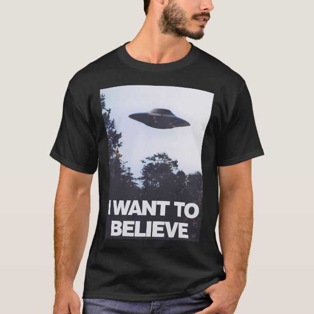 The X-Files I Want To Believe T-Shirt (Front)