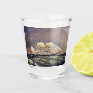 The Yacht Fox 1900s Shot Glass