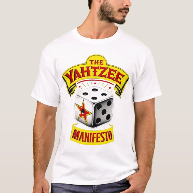 The Yahtzee Manifesto Banner T-Shirt (Front)