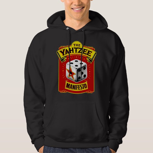 The Yahtzee Manifesto Hoodie (Front)