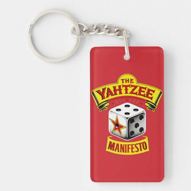The Yahtzee Manifesto Keychain (Front)