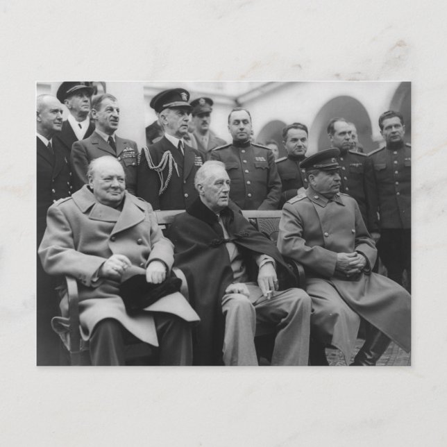 The Yalta Conference Postcard (Front)