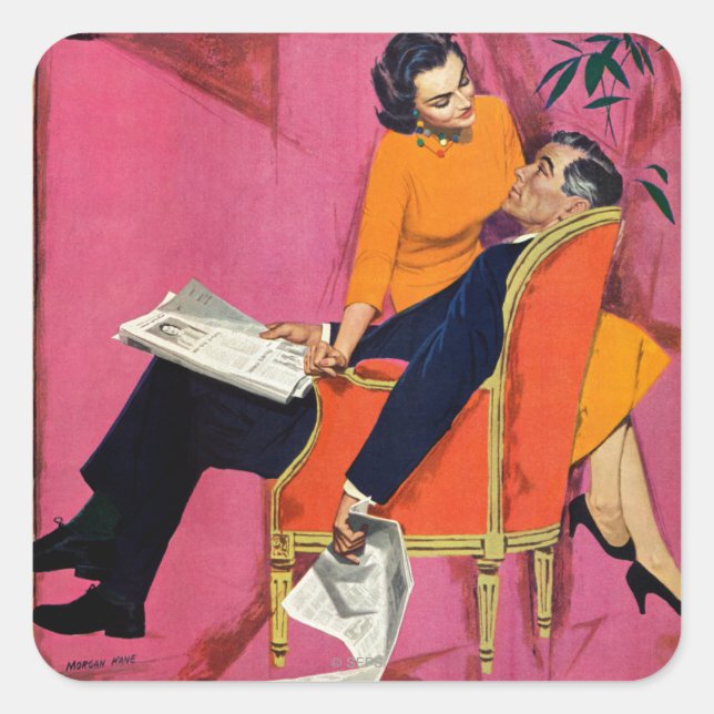 The Year of Discontent Square Sticker (Front)