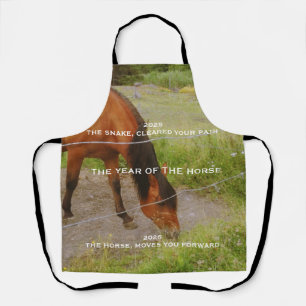 The year of the Horse, 2026 qoute  Apron