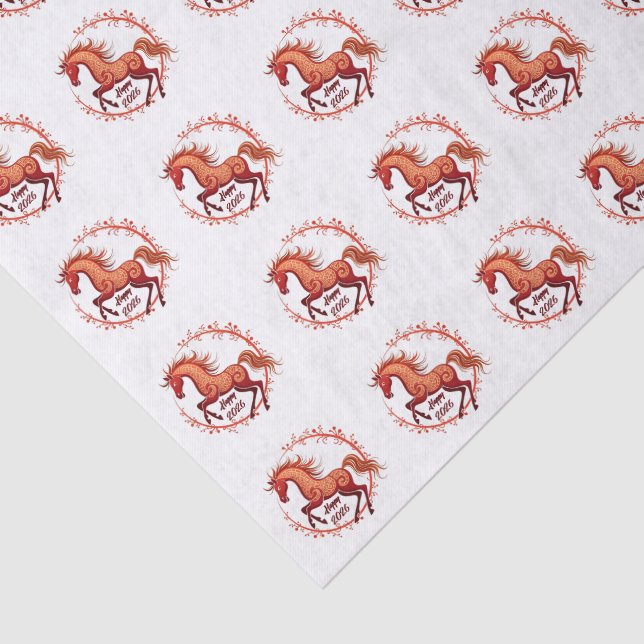 The Year of the Horse 2026 Tissue Paper (Detail)