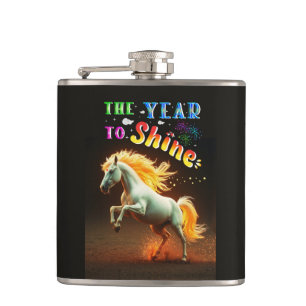 The Year To Shine Hip Flask