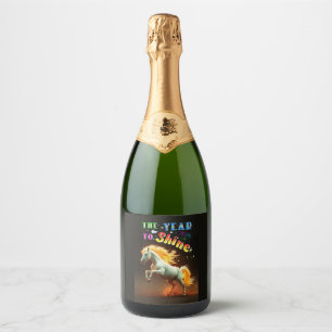 The Year To Shine Sparkling Wine Label