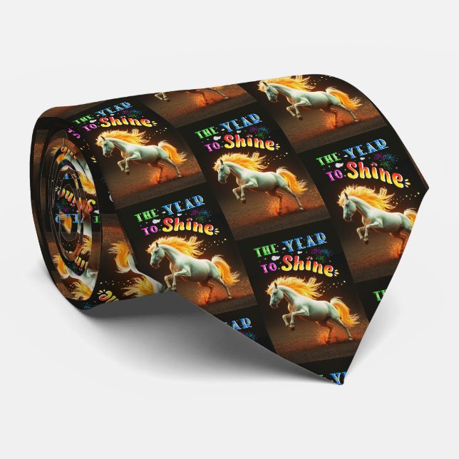 The Year To Shine Tie (Rolled)