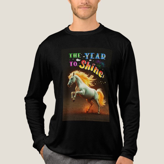 The Year To Shine Tri-Blend Shirt (Front)