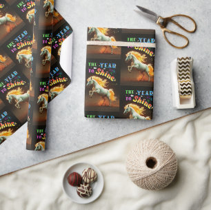 The Year To Shine Wrapping Paper