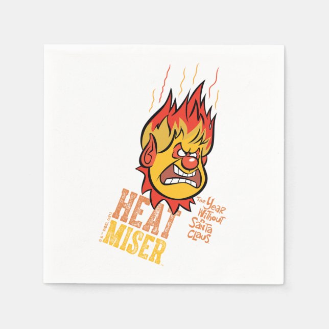 THE YEAR WITHOUT A SANTA CLAUS™ Heat Miser Fuming Napkin (Front)