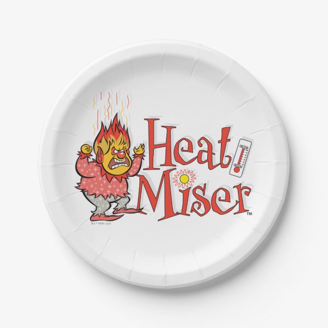 THE YEAR WITHOUT A SANTA CLAUS™ | Heat Miser Paper Plate (Front)