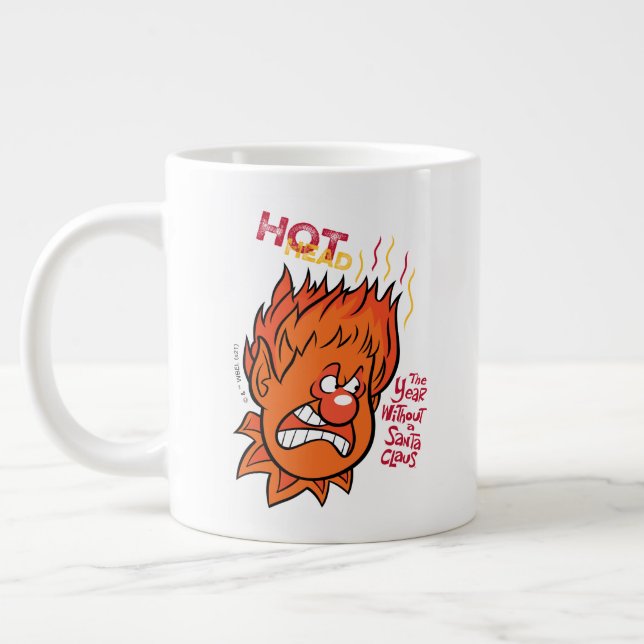 THE YEAR WITHOUT A SANTA CLAUS™ | Hot Head Large Coffee Mug (Left)