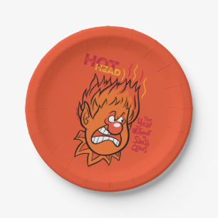 THE YEAR WITHOUT A SANTA CLAUS™   Hot Head Paper Plate