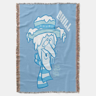 THE YEAR WITHOUT A SANTA CLAUS™   Snow Miser Chi Throw Blanket