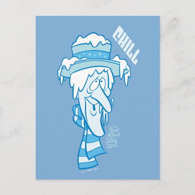 THE YEAR WITHOUT A SANTA CLAUS™ | Snow Miser Chill Holiday Postcard (Front)