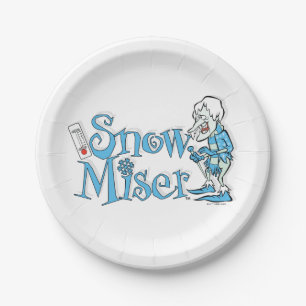THE YEAR WITHOUT A SANTA CLAUS™   Snow Miser Paper Plate