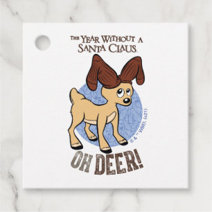 THE YEAR WITHOUT A SANTA CLAUS™ Vixen "Oh Deer" Favour Tags