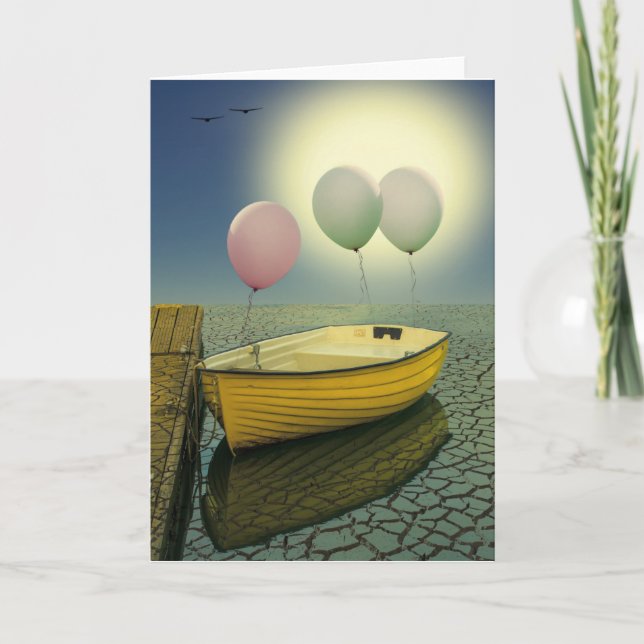 The Yellow Boat Card (Front)