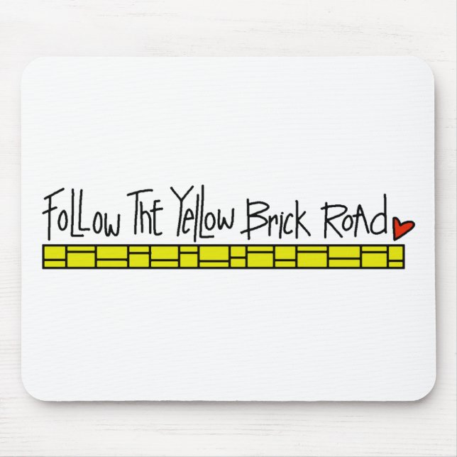 The Yellow Brick Road Mouse Pad (Front)