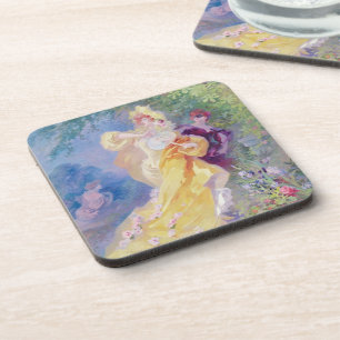 The Yellow Domino, design for a tapestry Coaster