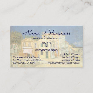 The Yellow House by Vincent van Gogh Business Card