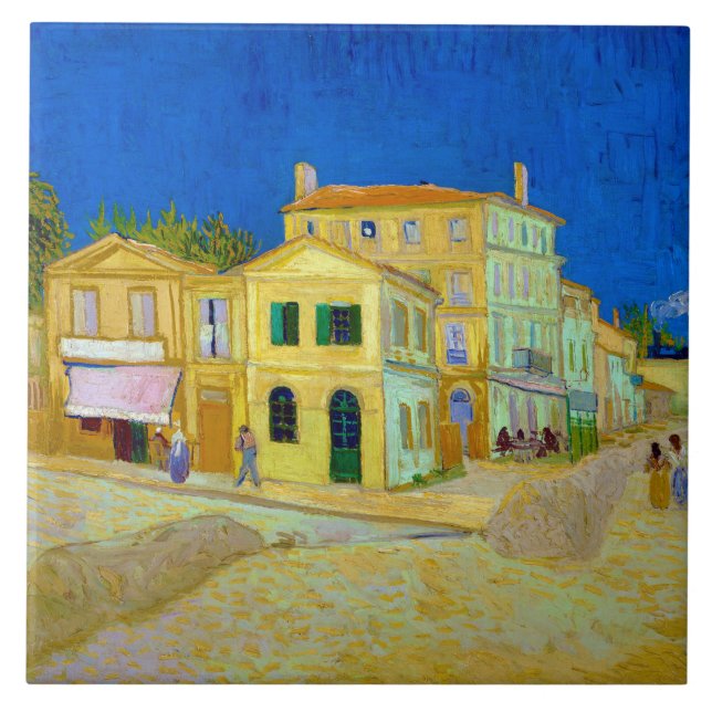 The Yellow House, Van Gogh Tile (Front)