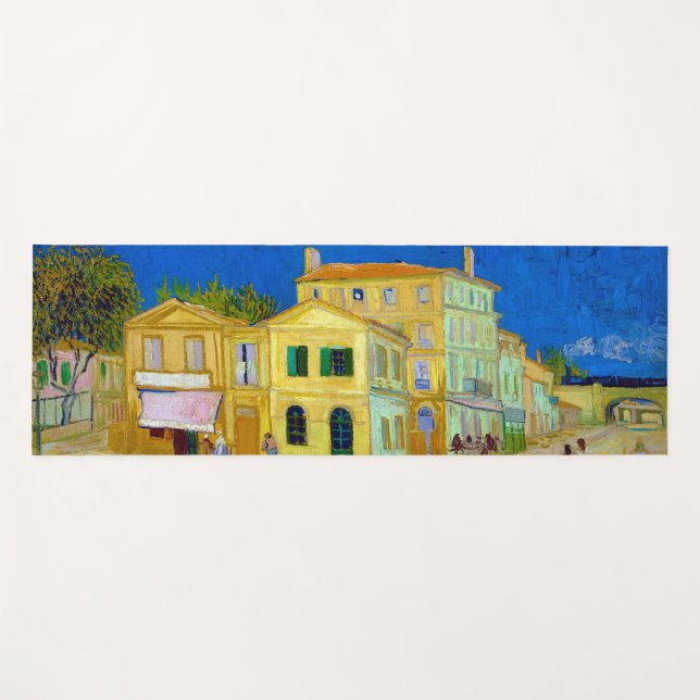 The Yellow House, Van Gogh Yoga Mat (Front (Horizontal))