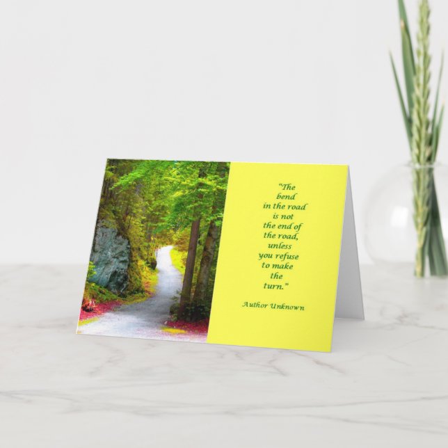 The Yellow Road Card (Front)