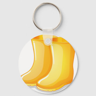 The yellow rubber boots key ring