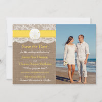 The Yellow Sand Dollar Beach Wedding Collection