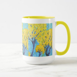 The yellow trees mug