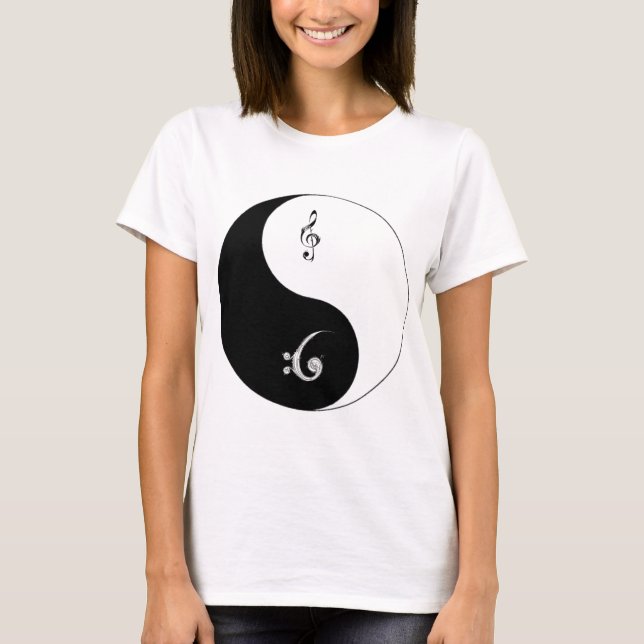 The Yin-Yang Clefs T-Shirt (Front)