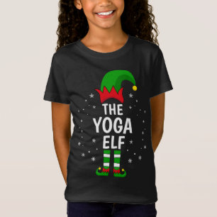 The Yoga Elf Xmas Matching Family Funny Christmas  T-Shirt