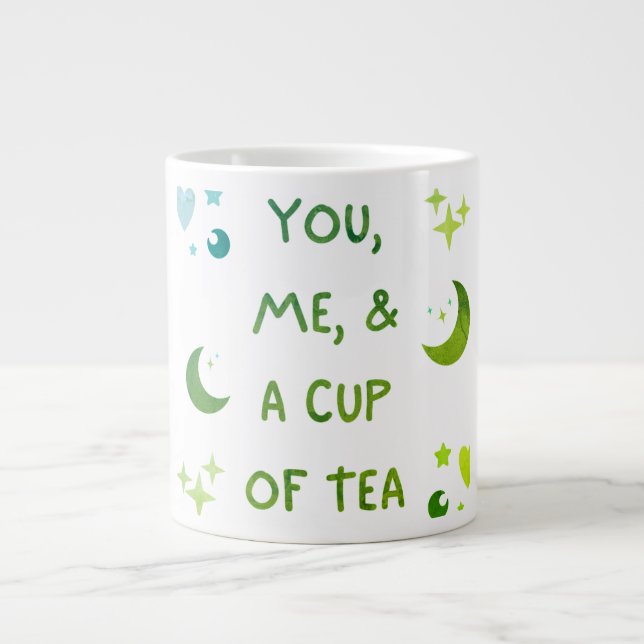 The you me&a cup of tea mug design  (Front)