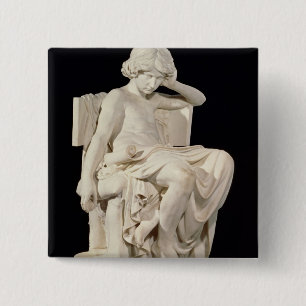 The Young Aristotle, 1870 15 Cm Square Badge