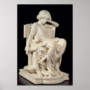 The Young Aristotle, 1870 Poster
