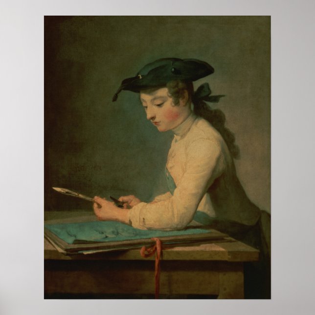 The Young Draughtsman, 1737 Poster (Front)