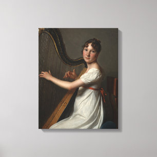 The Young Harpist   1804-1806 Canvas Print