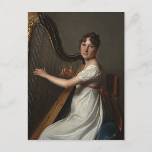 The Young Harpist   1804-1806 Postcard