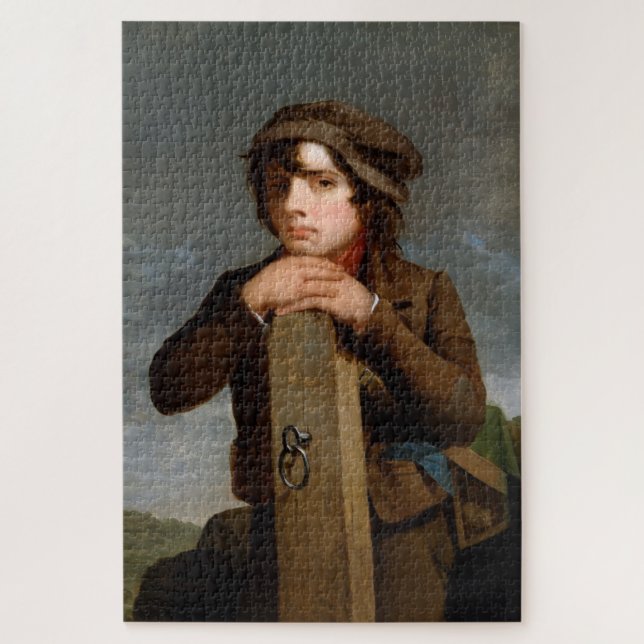 The Young Itinerant (by James Henry Beard) Jigsaw Puzzle (Vertical)