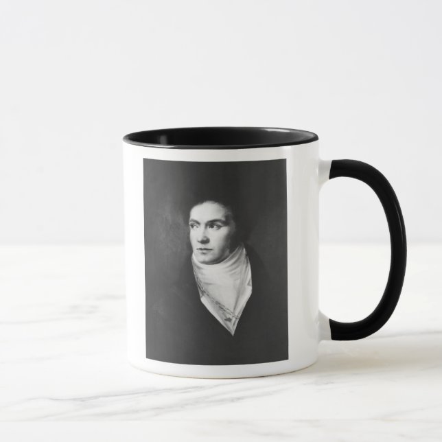 The young Ludwig van Beethoven  1806 Mug (Right)