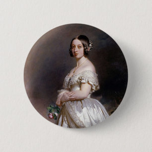 The Young Queen Victoria 6 Cm Round Badge