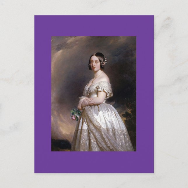 The Young Queen Victoria Postcard (Front)